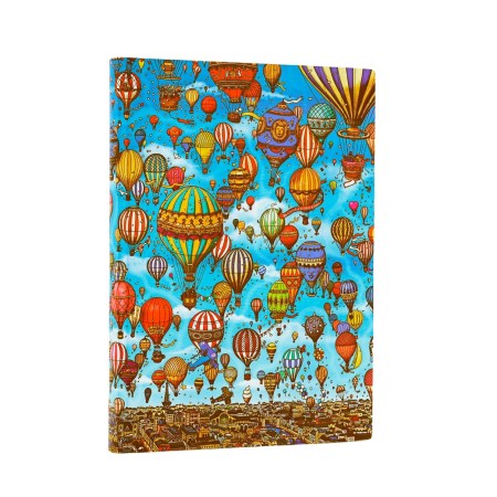 Balloon Festival (Pierre the Maze Detective) Midi Unlined Softcover Flexi Journal (Elastic Band Closure)