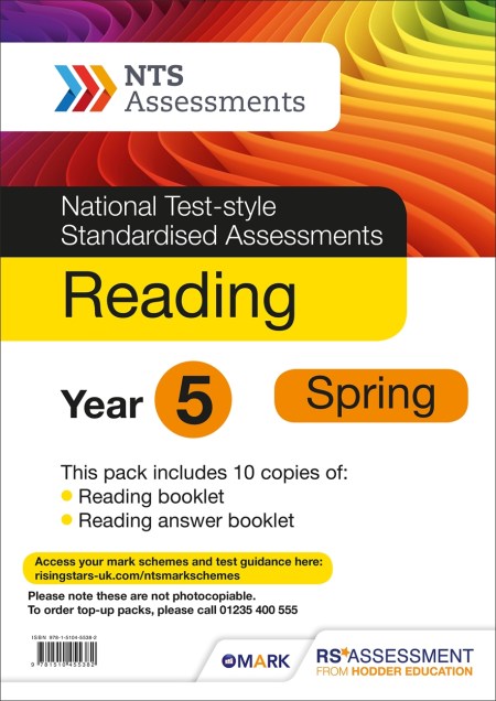 NTS Reading Year 5, Spring PK10 (National Test-style Standardised Assessments)