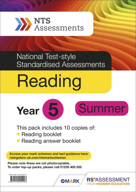 NTS Reading Year 5, Summer PK10 (National Test-style Standardised Assessments)